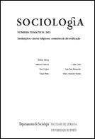 Capa do numero tematico de sociologia