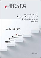 					Ver N.º 10 (2019): e-Teals: an e-journal of Teacher Education and Applied Language Studies
				